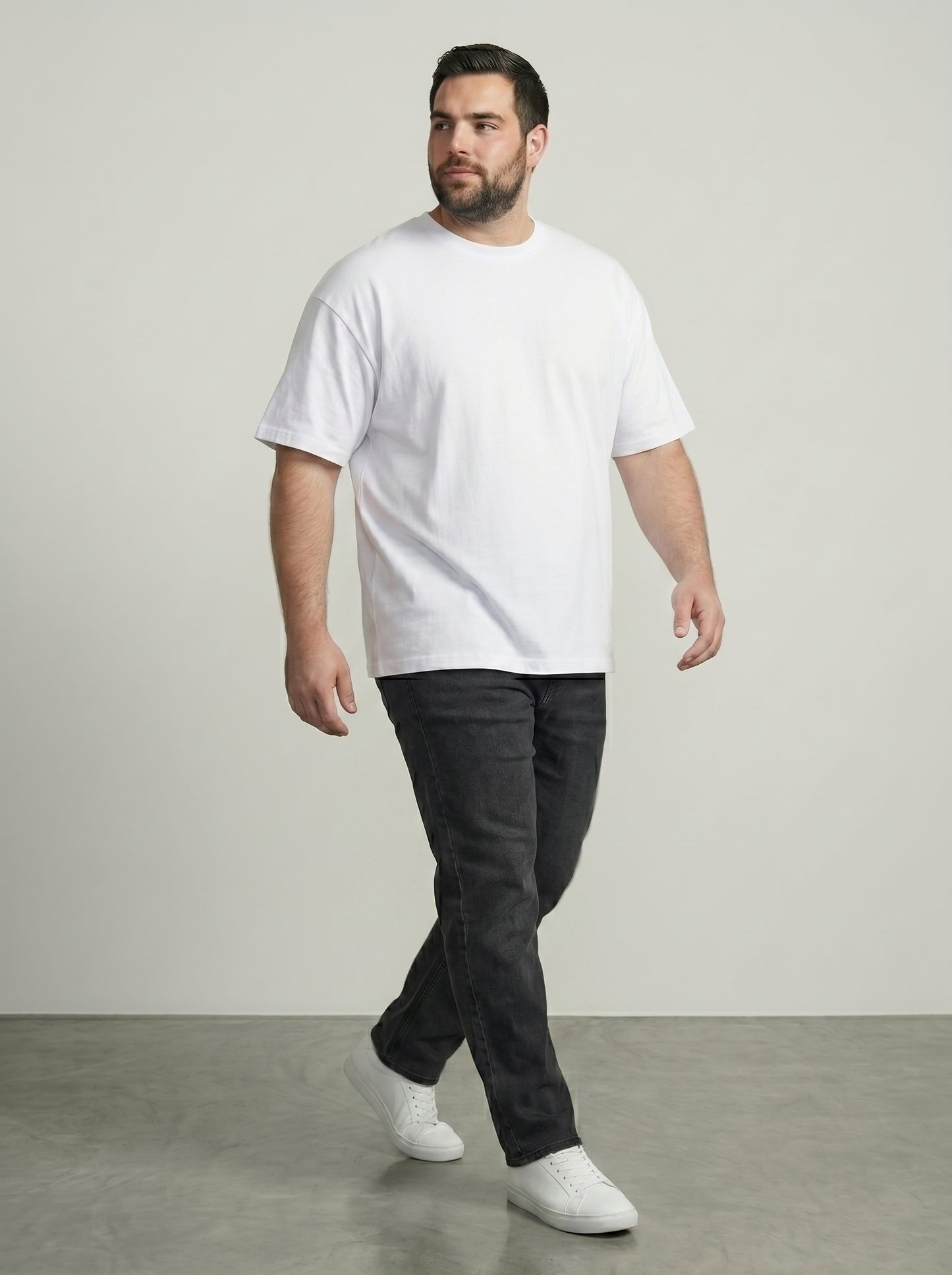 Premium 220 GSM Oversized Cotton T-Shirt – Unisex