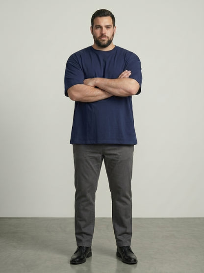 Premium 220 GSM Oversized Cotton T-Shirt – Unisex