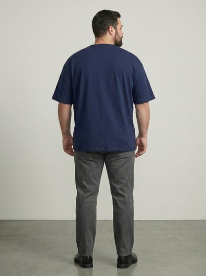 Premium 220 GSM Oversized Cotton T-Shirt – Unisex