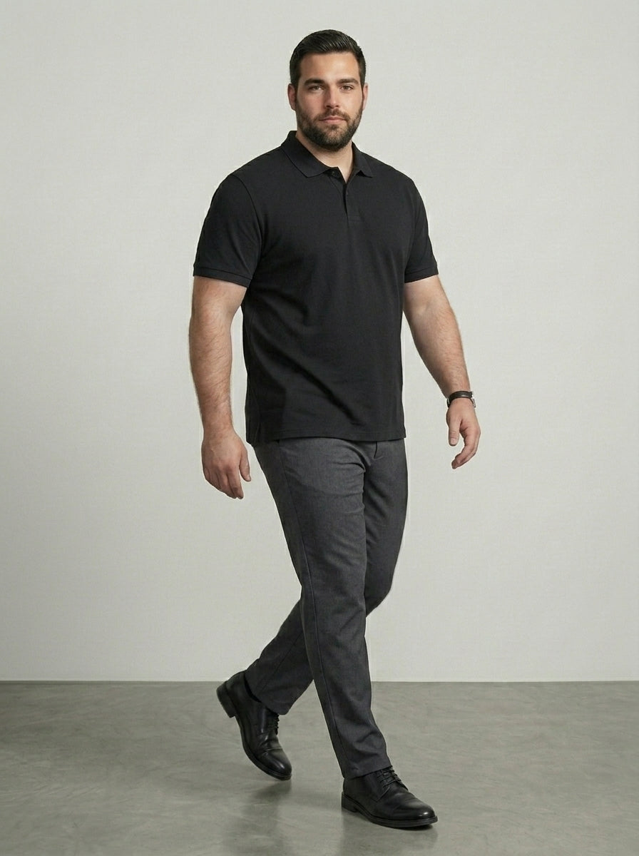 Suzoo Airtex Polo T-Shirt – Regular Fit | 240 GSM 100% Cotton (Unisex)