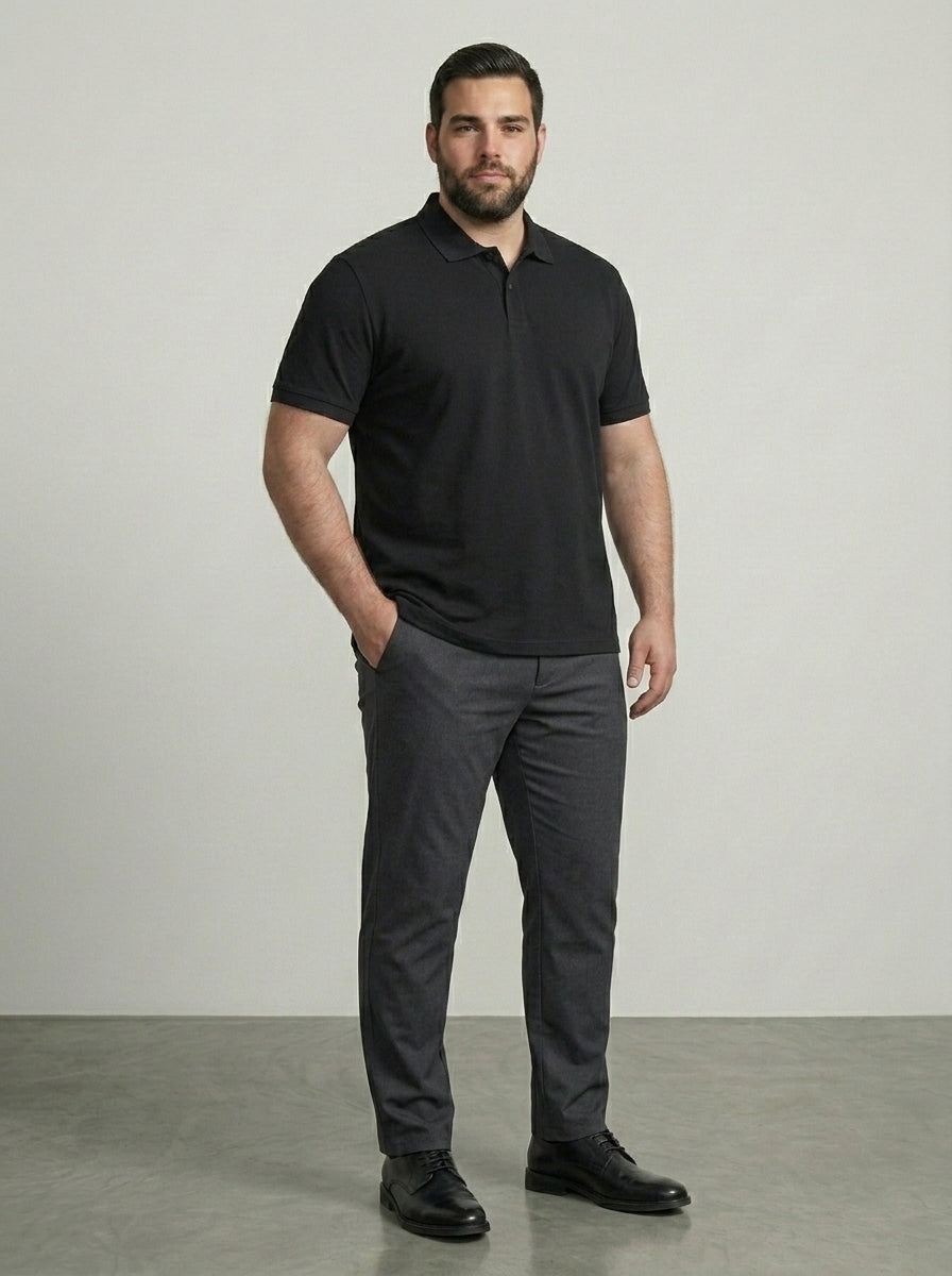 Suzoo Airtex Polo T-Shirt – Regular Fit | 240 GSM 100% Cotton (Unisex)