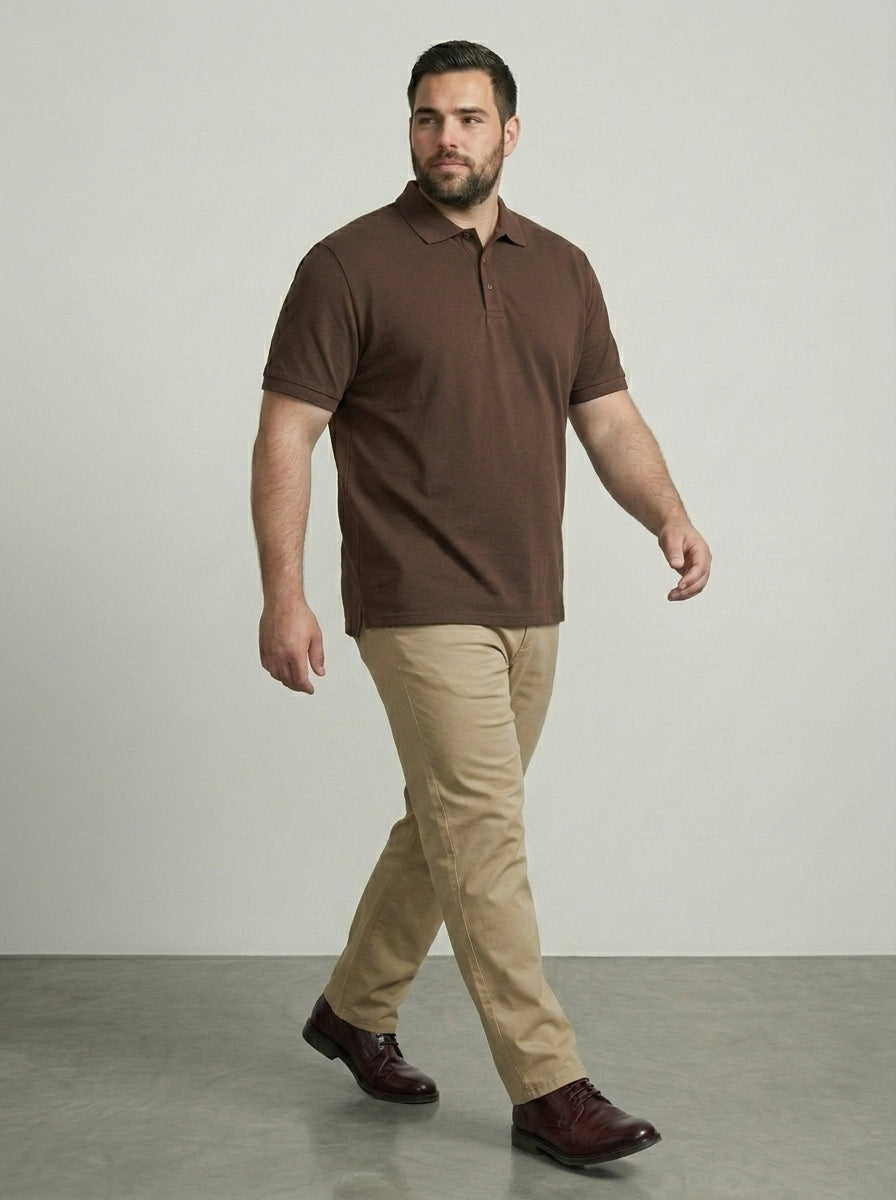 Suzoo Airtex Polo T-Shirt – Regular Fit | 240 GSM 100% Cotton (Unisex)