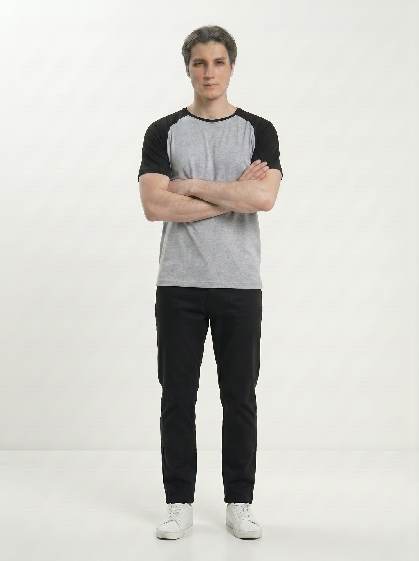 Men’s Raglan Half Sleeve 100% Cotton Soft & Comfortable Fit T-Shirt
