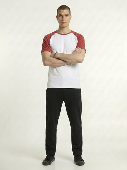 Men’s Raglan Half Sleeve 100% Cotton Soft & Comfortable Fit T-Shirt