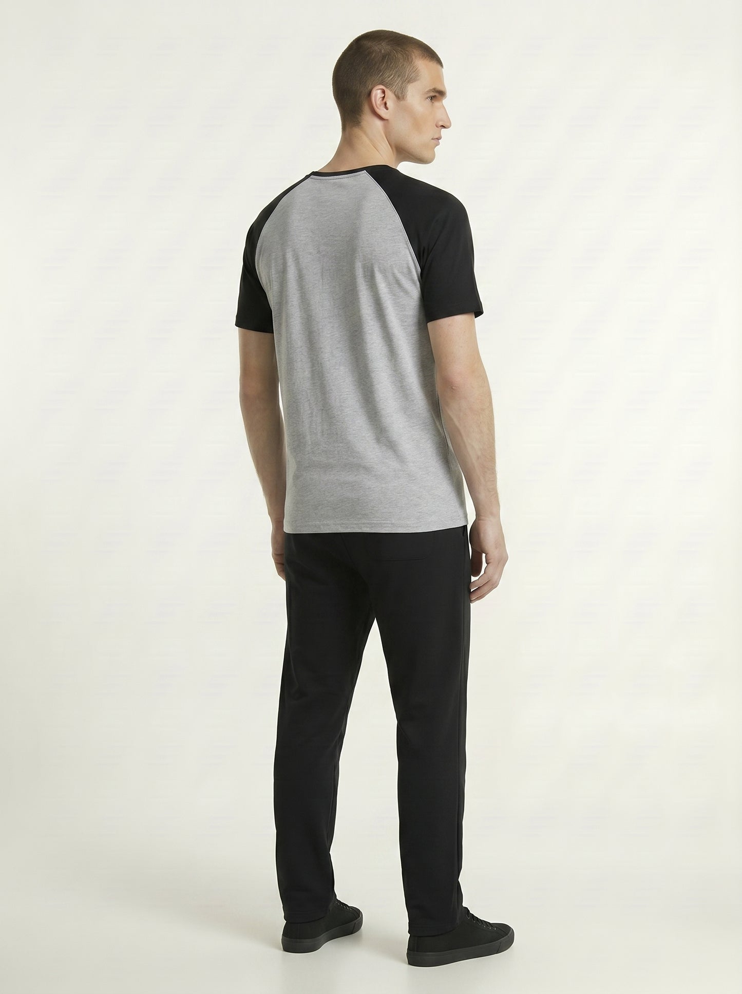 Men’s Raglan Half Sleeve 100% Cotton Soft & Comfortable Fit T-Shirt