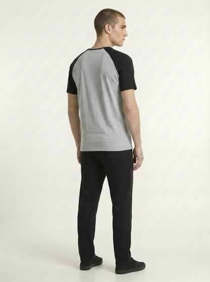 Men’s Raglan Half Sleeve 100% Cotton Soft & Comfortable Fit T-Shirt