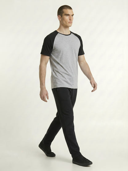 Men’s Raglan Half Sleeve 100% Cotton Soft & Comfortable Fit T-Shirt