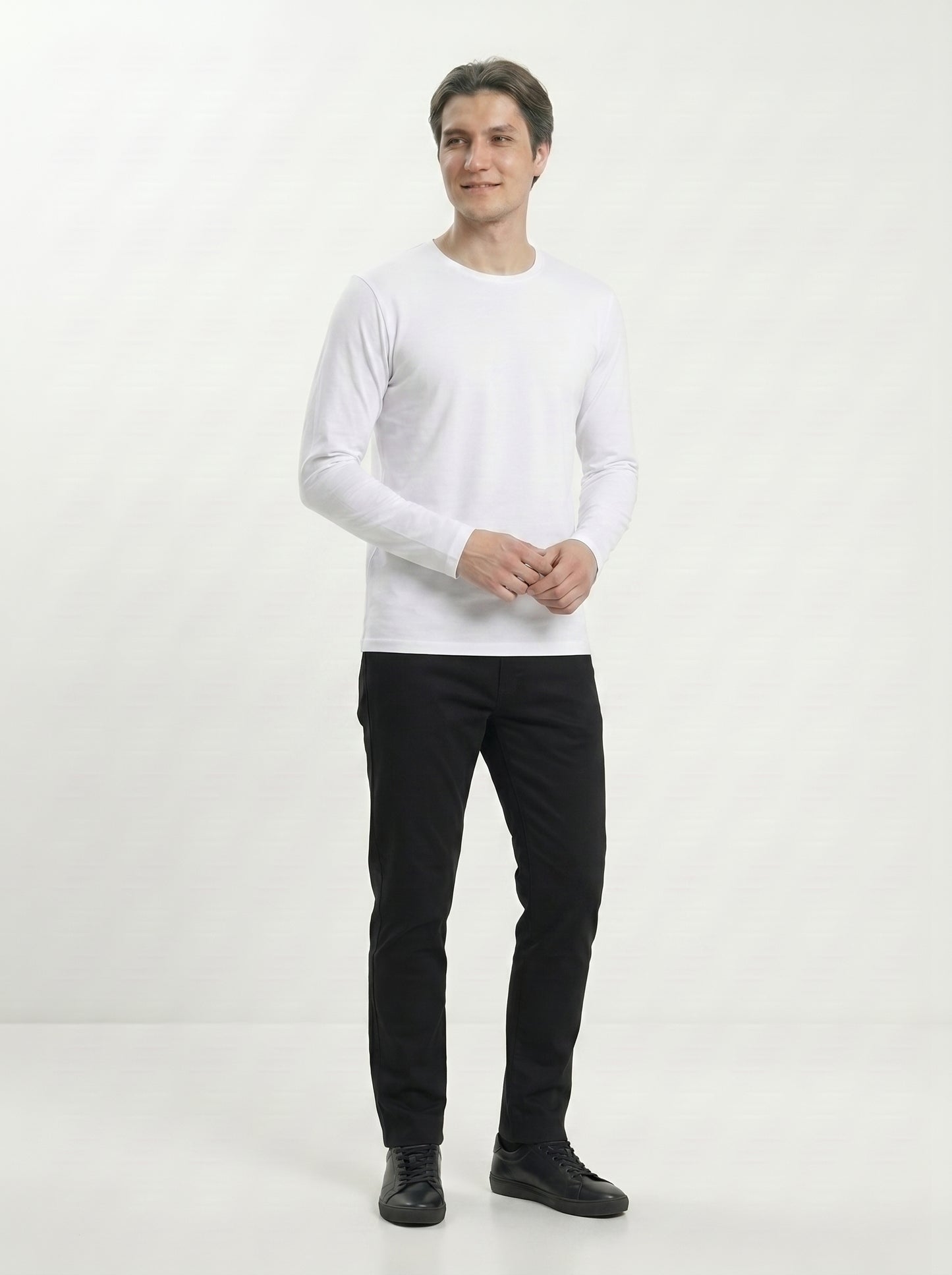 Men’s Regular Fit Full Sleeve T-Shirt – 100% Cotton, Soft & Comfortable
