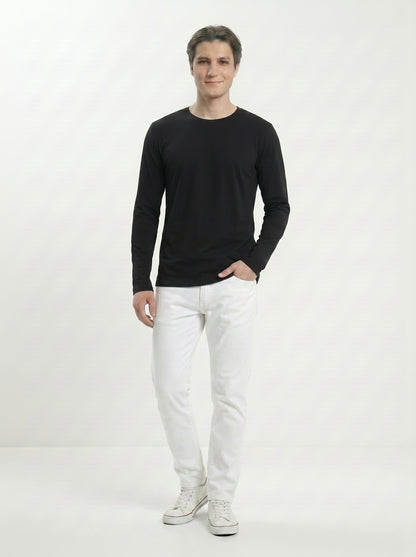 Men’s Regular Fit Full Sleeve T-Shirt – 100% Cotton, Soft & Comfortable
