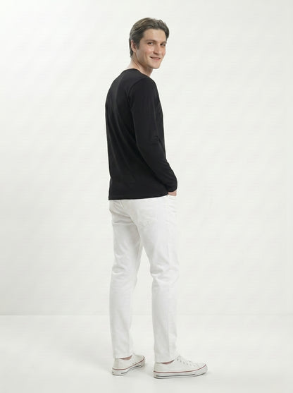 Men’s Regular Fit Full Sleeve T-Shirt – 100% Cotton, Soft & Comfortable
