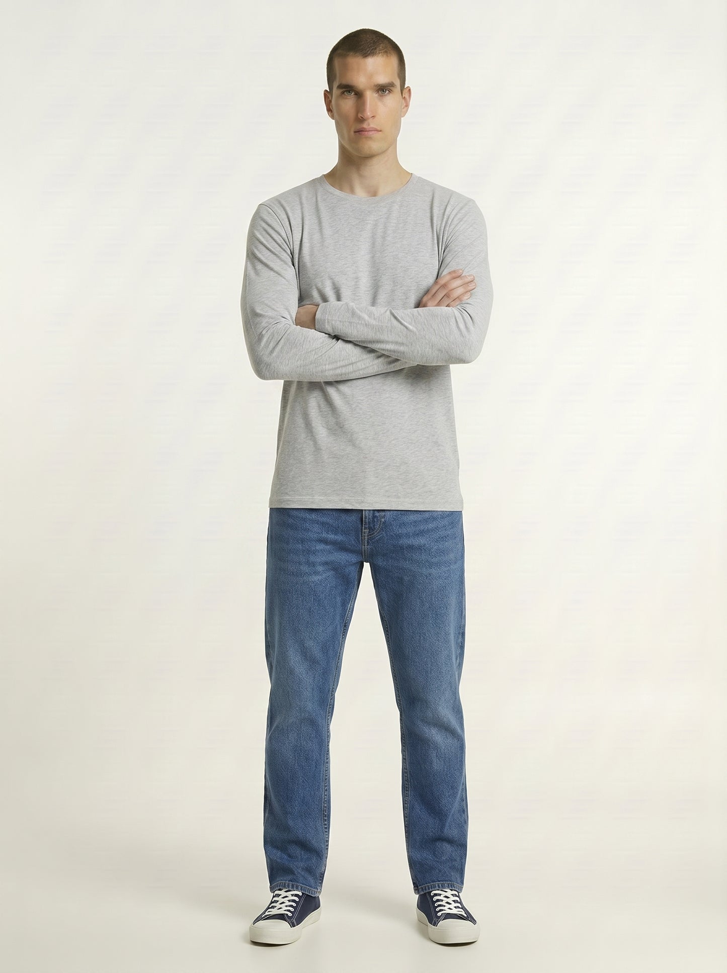 Men’s Regular Fit Full Sleeve T-Shirt – 100% Cotton, Soft & Comfortable