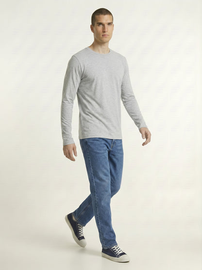Men’s Regular Fit Full Sleeve T-Shirt – 100% Cotton, Soft & Comfortable