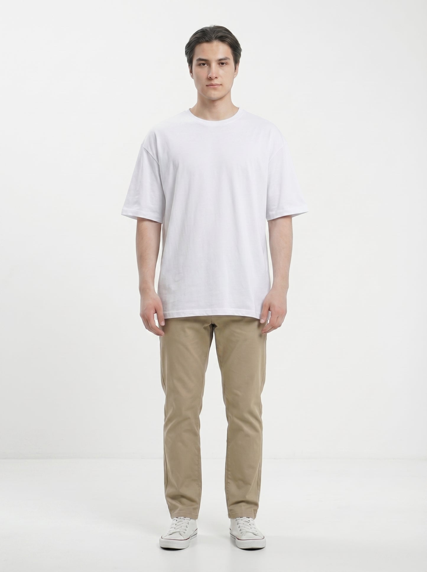 Premium 220 GSM Oversized Cotton T-Shirt – Unisex
