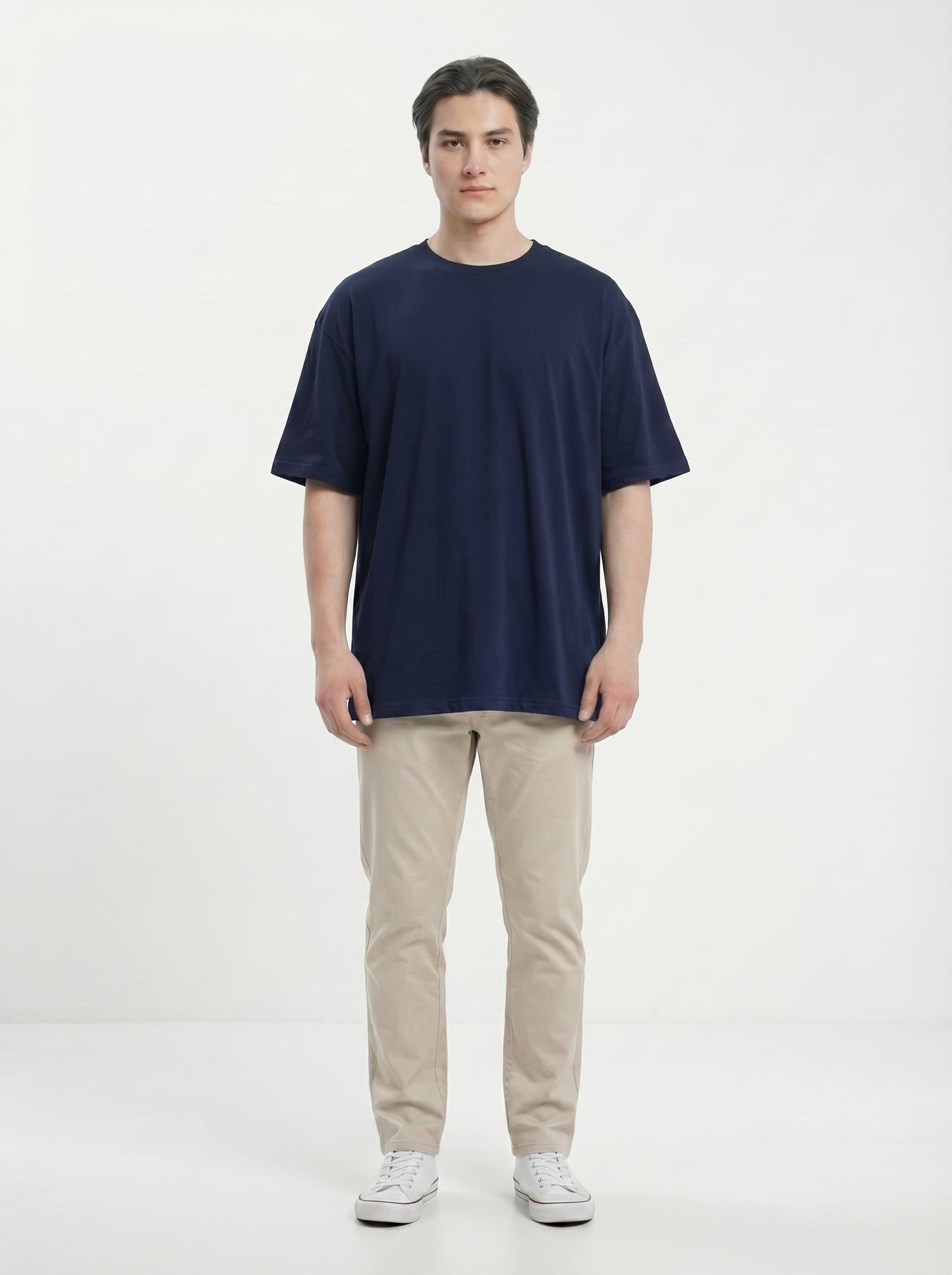 Premium 220 GSM Oversized Cotton T-Shirt – Unisex