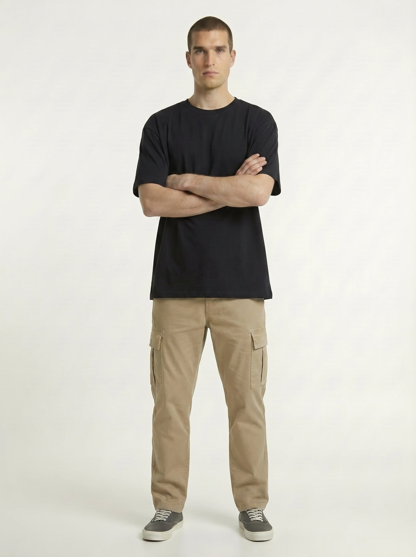 Premium 220 GSM Oversized Cotton T-Shirt – Unisex