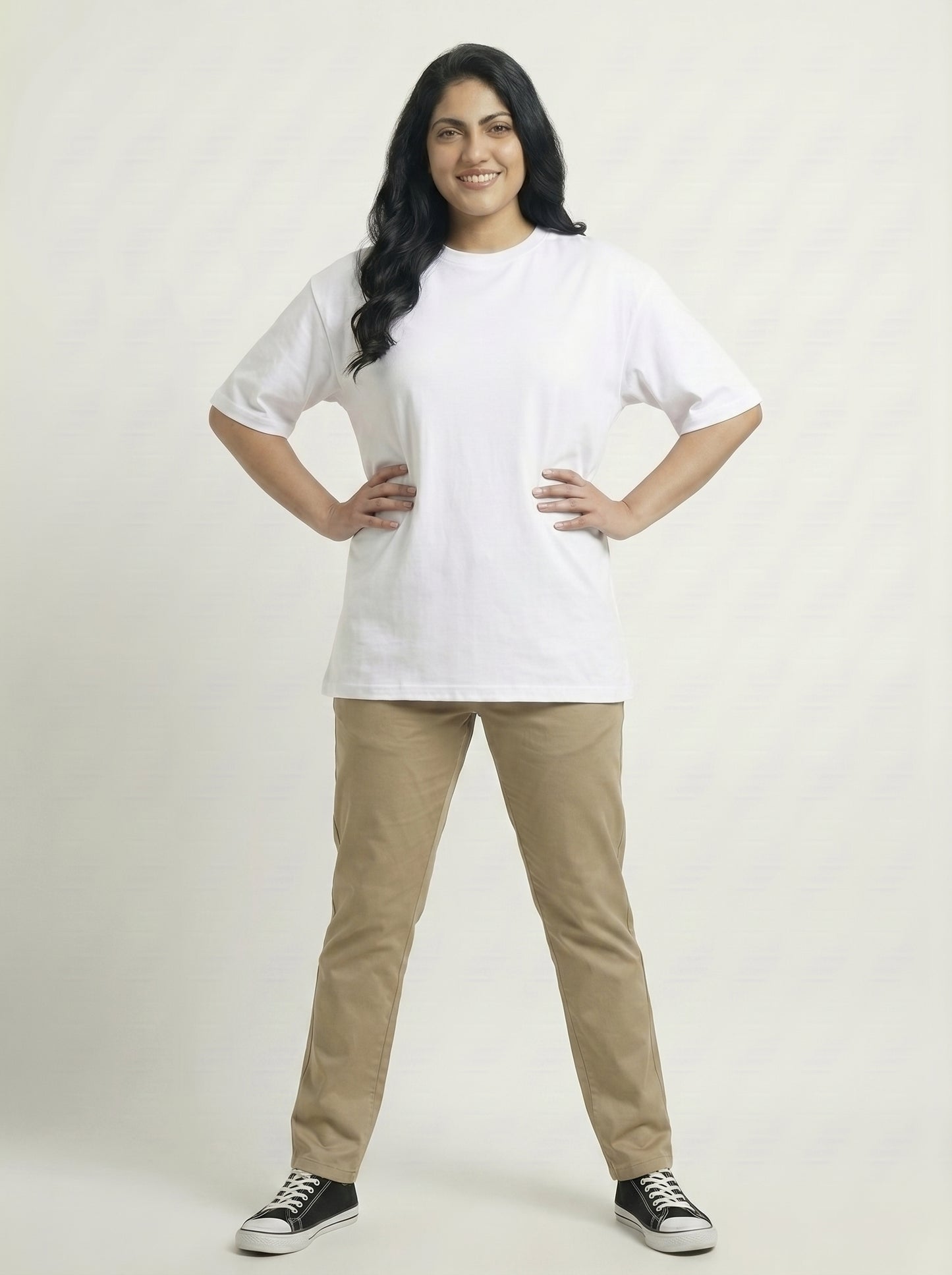 Premium 220 GSM Oversized Cotton T-Shirt – Unisex