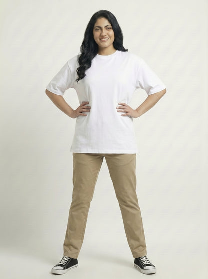 Premium 220 GSM Oversized Cotton T-Shirt – Unisex