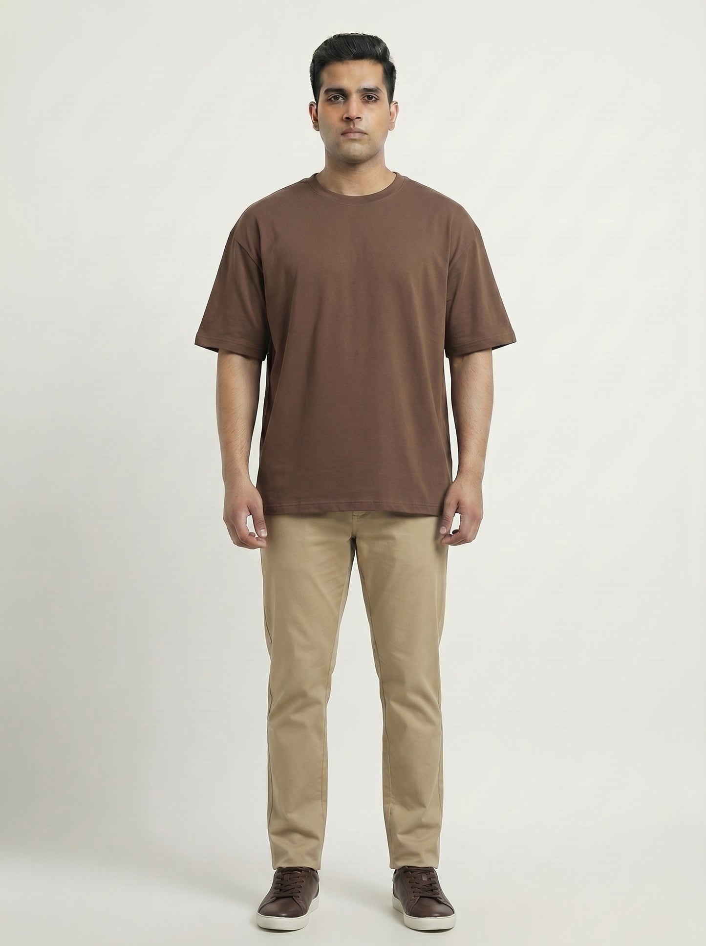 Premium 220 GSM Oversized Cotton T-Shirt – Unisex