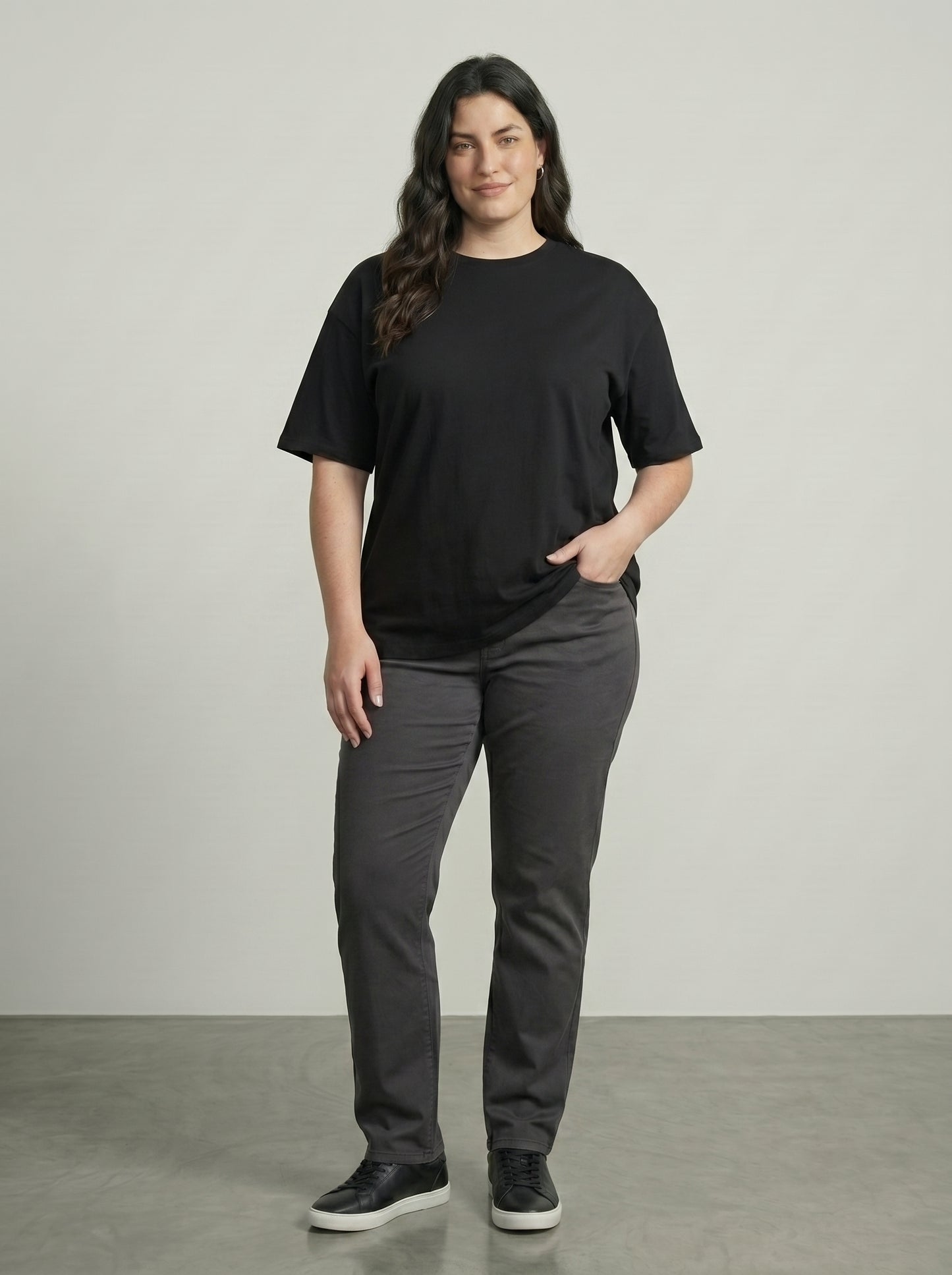 Premium 220 GSM Oversized Cotton T-Shirt – Unisex