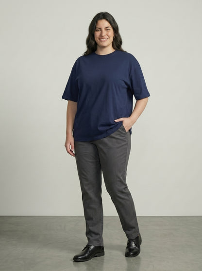 Premium 220 GSM Oversized Cotton T-Shirt – Unisex