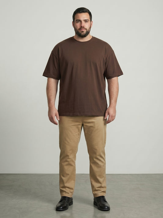 Premium 220 GSM Oversized Cotton T-Shirt – Unisex