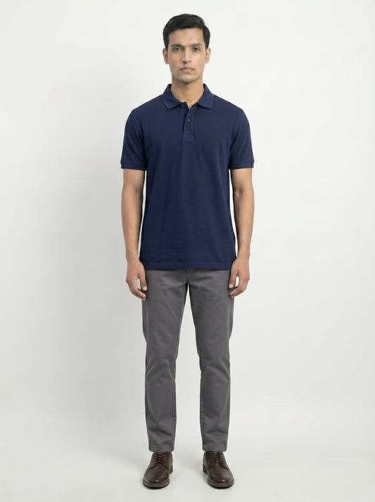 Suzoo Airtex Polo T-Shirt – Regular Fit | 240 GSM 100% Cotton (Unisex)
