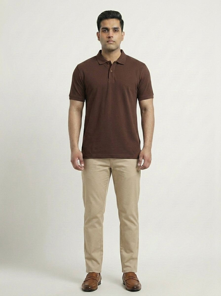 Suzoo Airtex Polo T-Shirt – Regular Fit | 240 GSM 100% Cotton (Unisex)