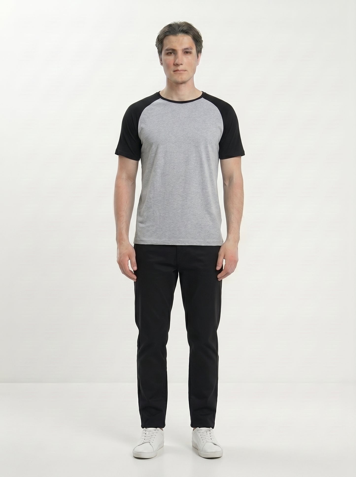 Men’s Raglan Half Sleeve 100% Cotton Soft & Comfortable Fit T-Shirt