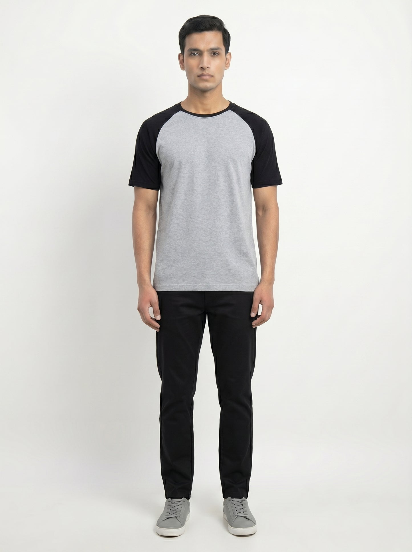 Men’s Raglan Half Sleeve 100% Cotton Soft & Comfortable Fit T-Shirt