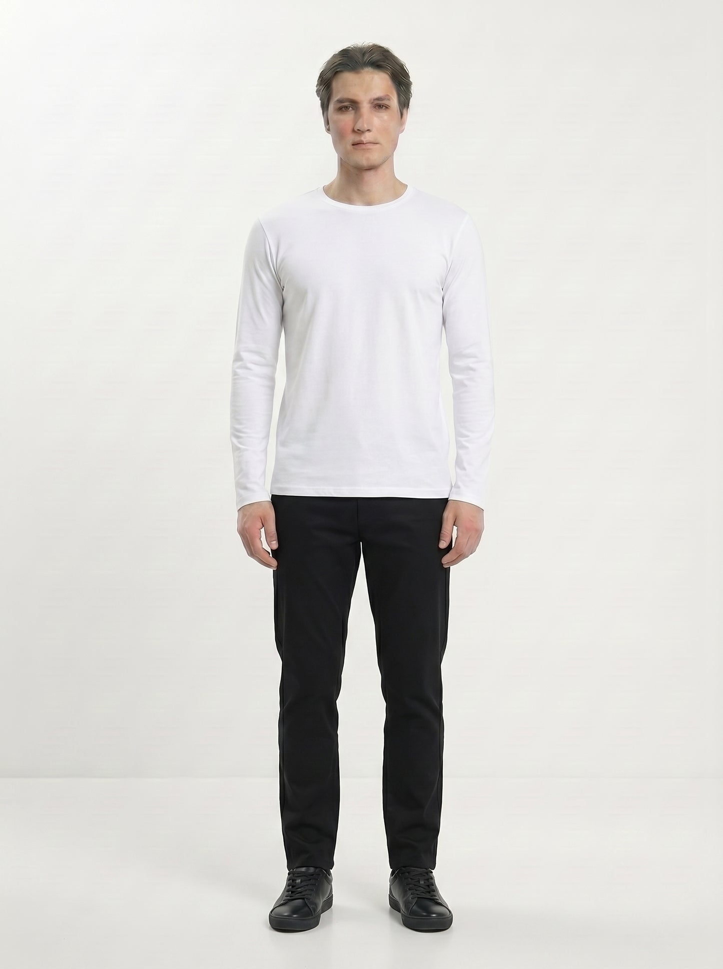 Men’s Regular Fit Full Sleeve T-Shirt – 100% Cotton, Soft & Comfortable