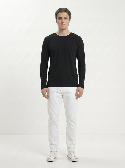Men’s Regular Fit Full Sleeve T-Shirt – 100% Cotton, Soft & Comfortable