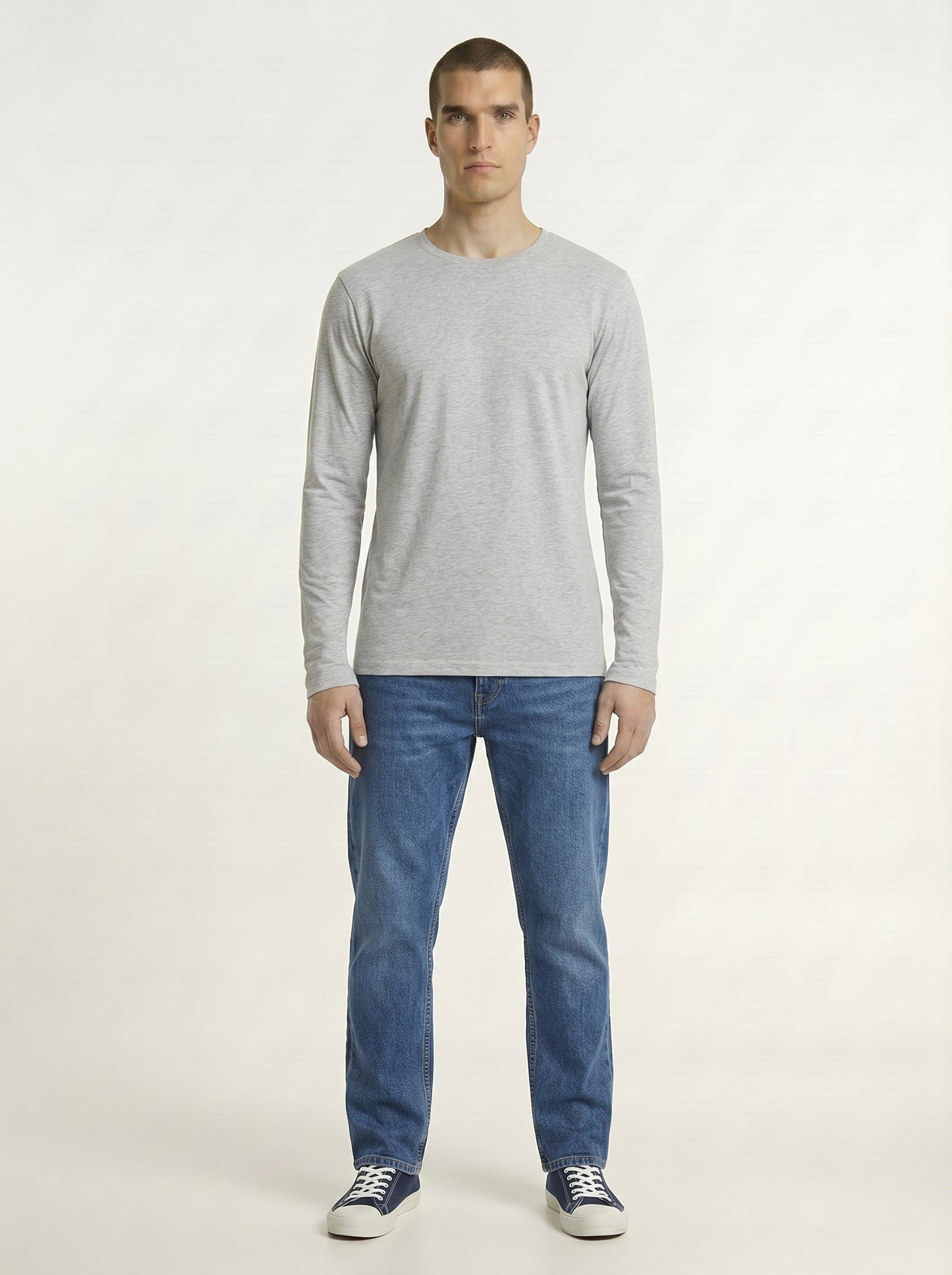 Men’s Regular Fit Full Sleeve T-Shirt – 100% Cotton, Soft & Comfortable