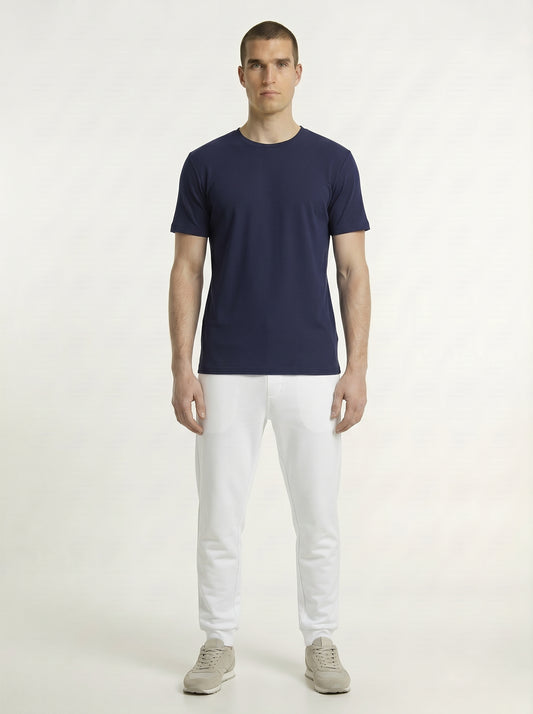 Breeze Men’s Regular Fit Short Sleeve T-Shirt – 100% Micro Polyester, Dot Knit