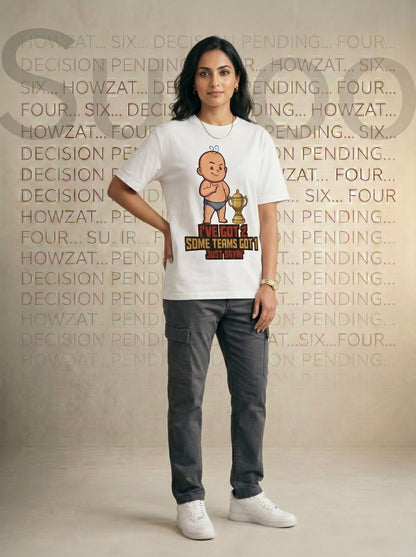 ‘Some Teams Got 1’ T-Shirt – Oversized Fit Premium Cotton (Unisex)