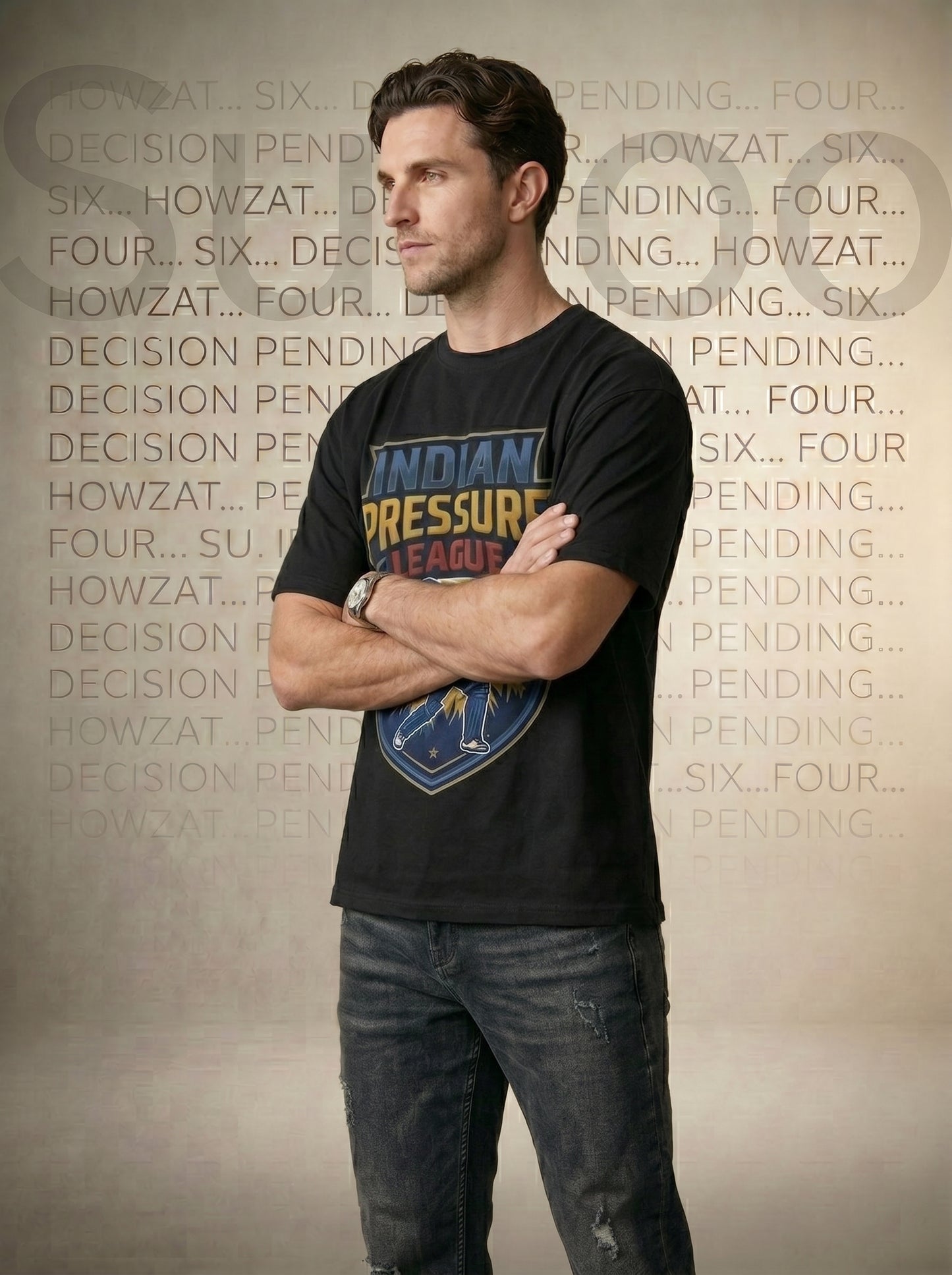 Indian Pressure League T-Shirt – Oversized Fit Premium Cotton (Unisex)
