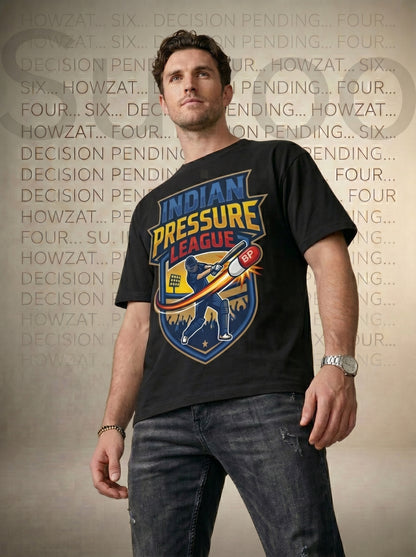 Indian Pressure League T-Shirt – Oversized Fit Premium Cotton (Unisex)