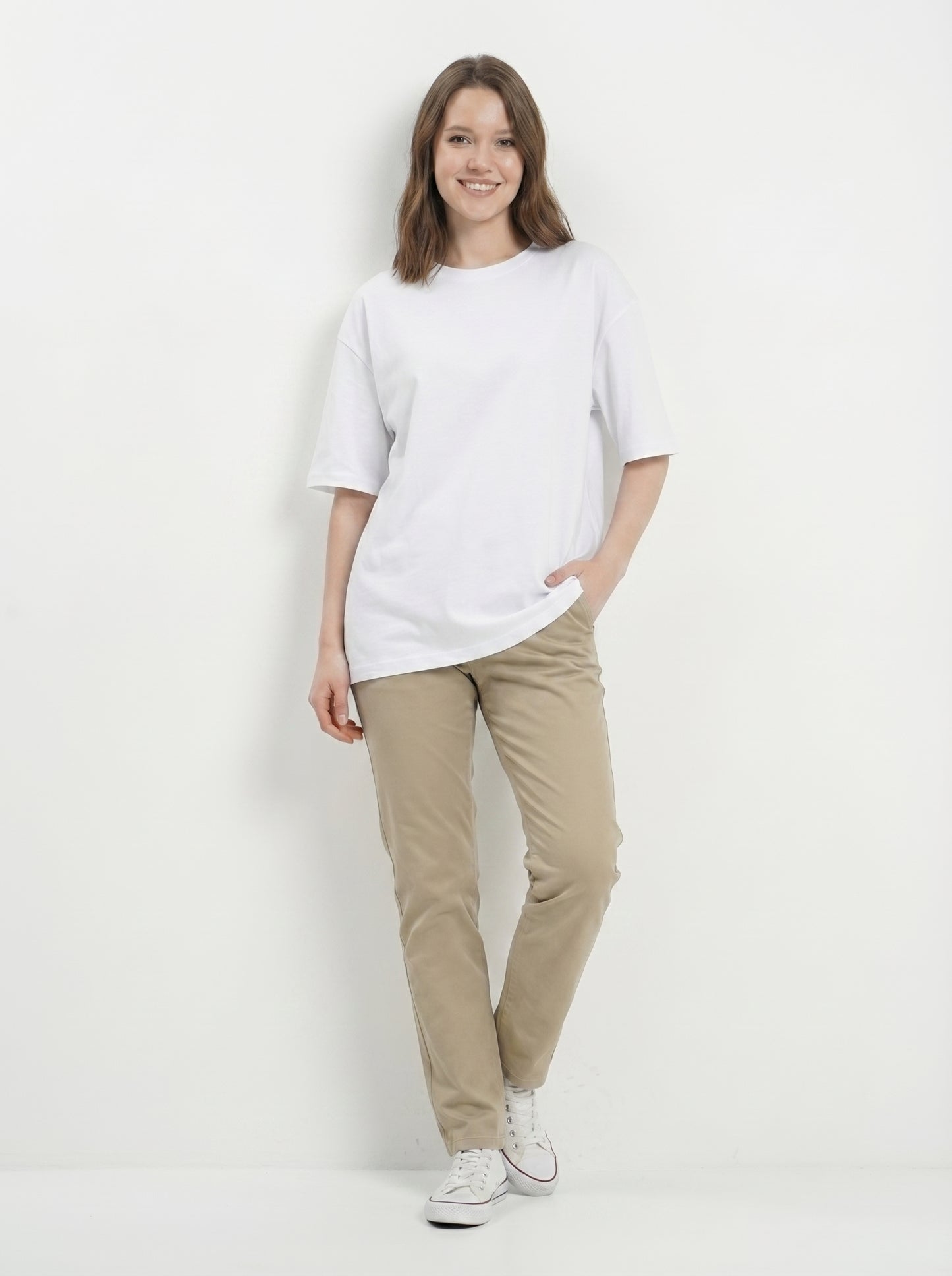 Premium 220 GSM Oversized Cotton T-Shirt – Unisex
