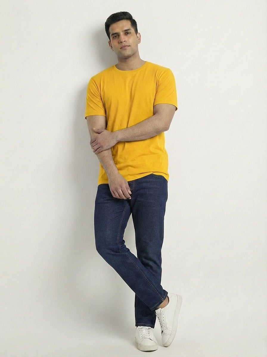 Essential 180 GSM Cotton T-Shirt – Regular Fit (Unisex)