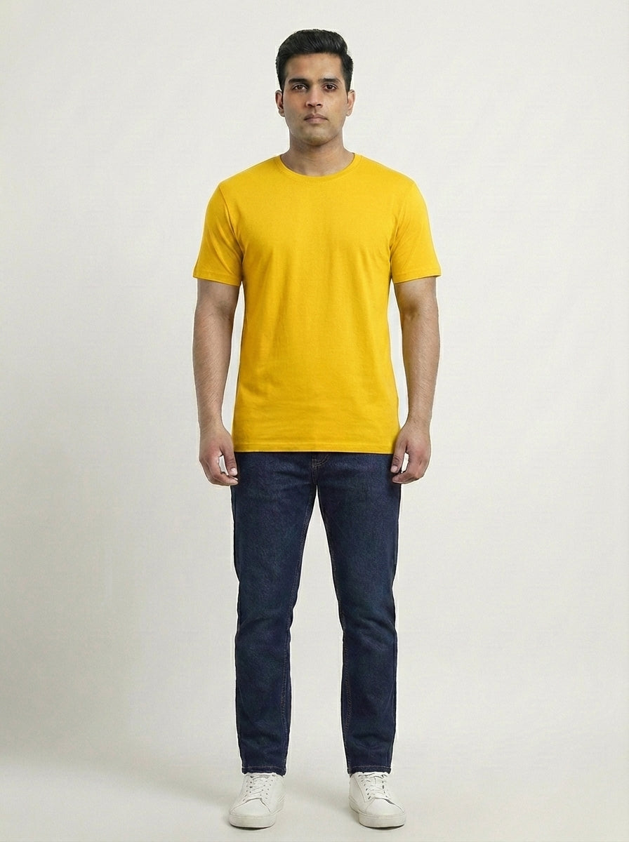 Essential 180 GSM Cotton T-Shirt – Regular Fit (Unisex)