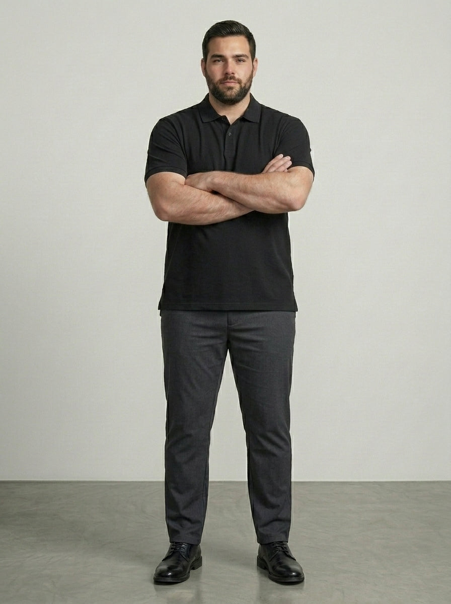 Suzoo Airtex Polo T-Shirt – Regular Fit | 240 GSM 100% Cotton (Unisex)