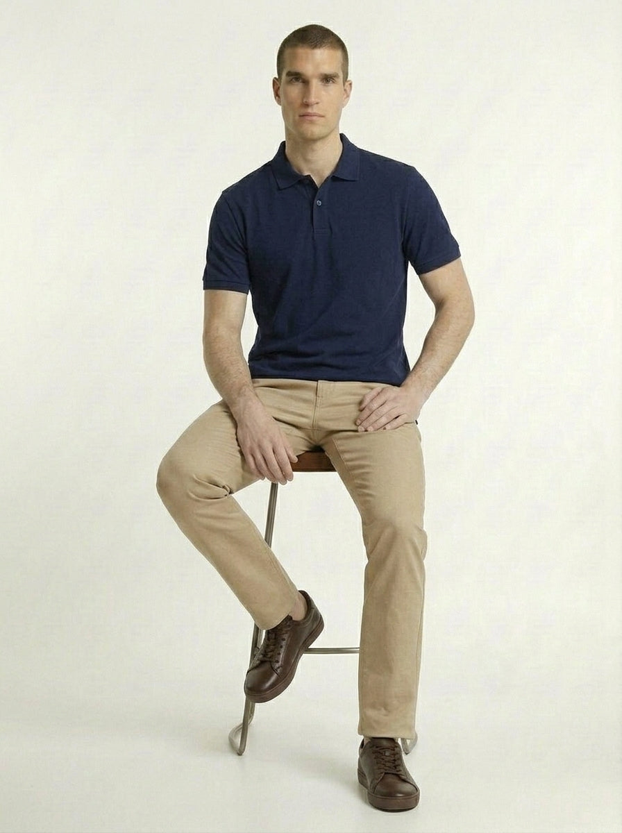 Suzoo Airtex Polo T-Shirt – Regular Fit | 240 GSM 100% Cotton (Unisex)