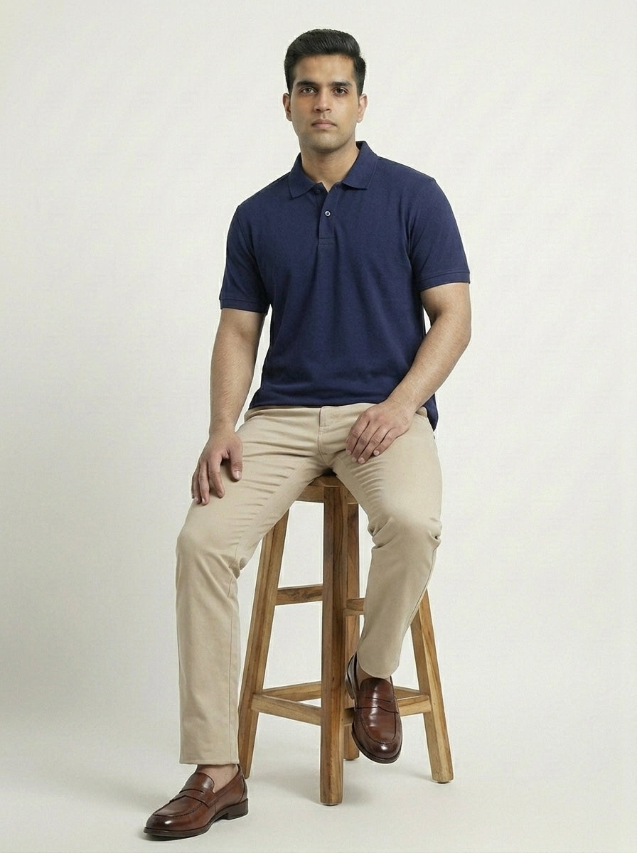 Suzoo Airtex Polo T-Shirt – Regular Fit | 240 GSM 100% Cotton (Unisex)