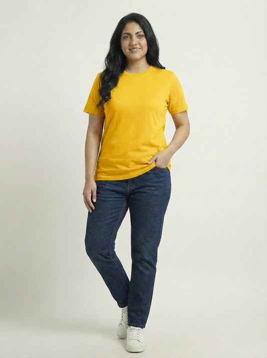 Premium 220 GSM Cotton T-Shirt – Regular Fit (Unisex)