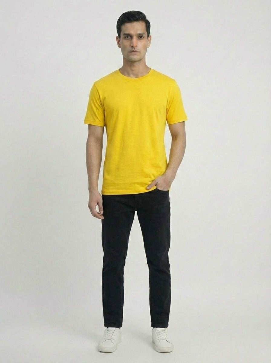 Essential 180 GSM Cotton T-Shirt – Regular Fit (Unisex)