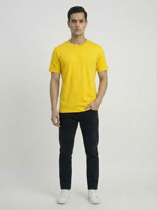 Essential 180 GSM Cotton T-Shirt – Regular Fit (Unisex)