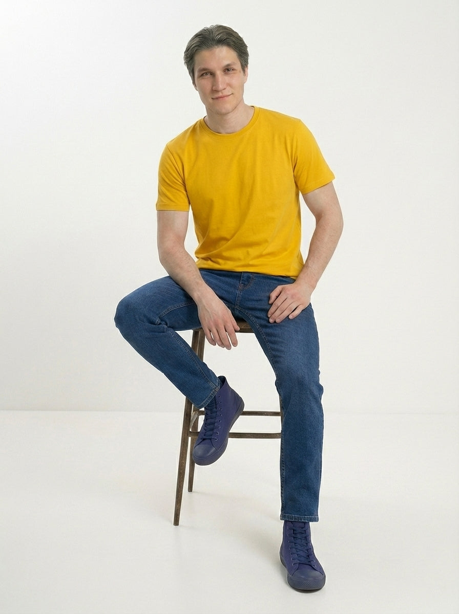 Essential 180 GSM Cotton T-Shirt – Regular Fit (Unisex)