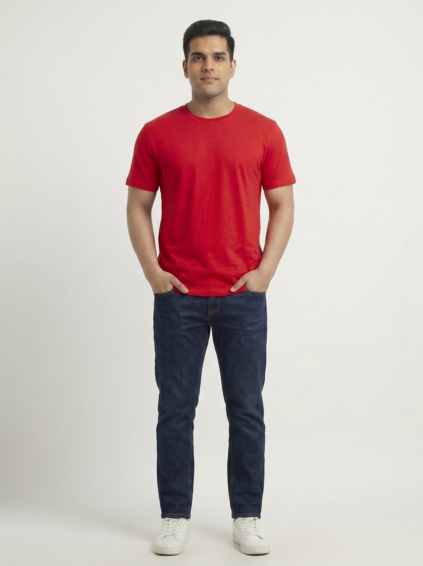 Premium 220 GSM Cotton T-Shirt – Regular Fit (Unisex)