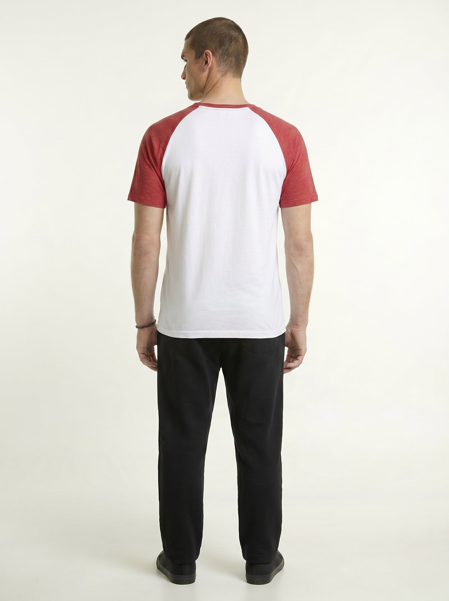 Men’s Raglan Half Sleeve 100% Cotton Soft & Comfortable Fit T-Shirt