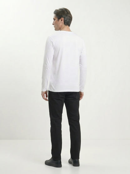 Men’s Regular Fit Full Sleeve T-Shirt – 100% Cotton, Soft & Comfortable