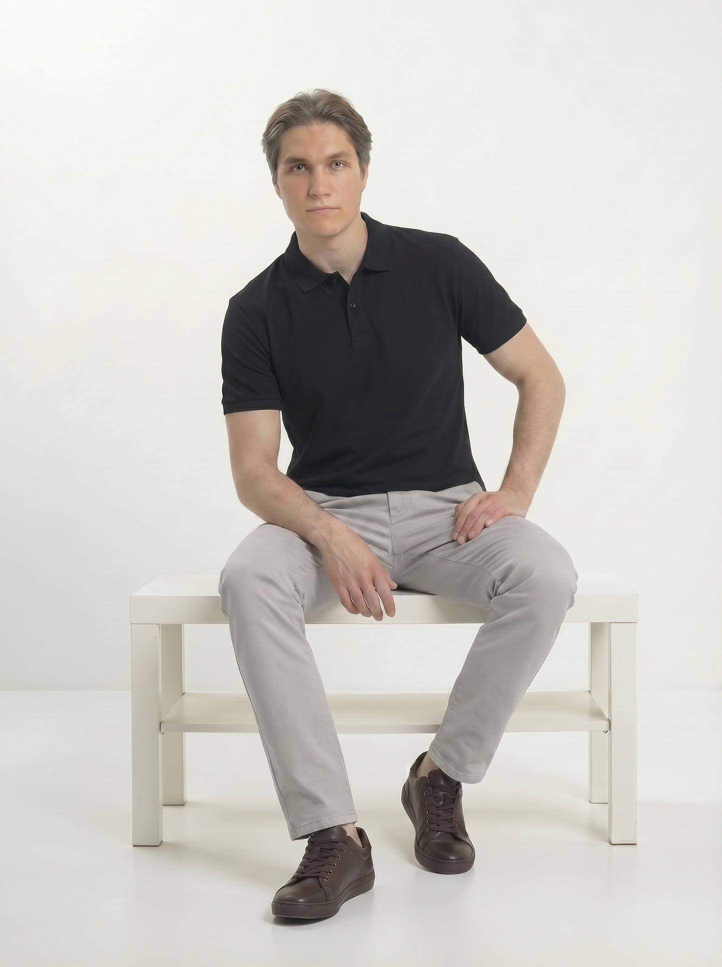 Suzoo Airtex Polo T-Shirt – Regular Fit | 240 GSM 100% Cotton (Unisex)